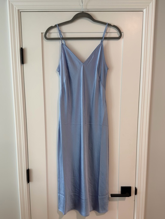 Express Dresses & Skirts - Express Light Blue Satin Slip Dress
